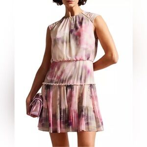 Ted Baker Amorita Mini Dress Size 3 US Medium 6-8